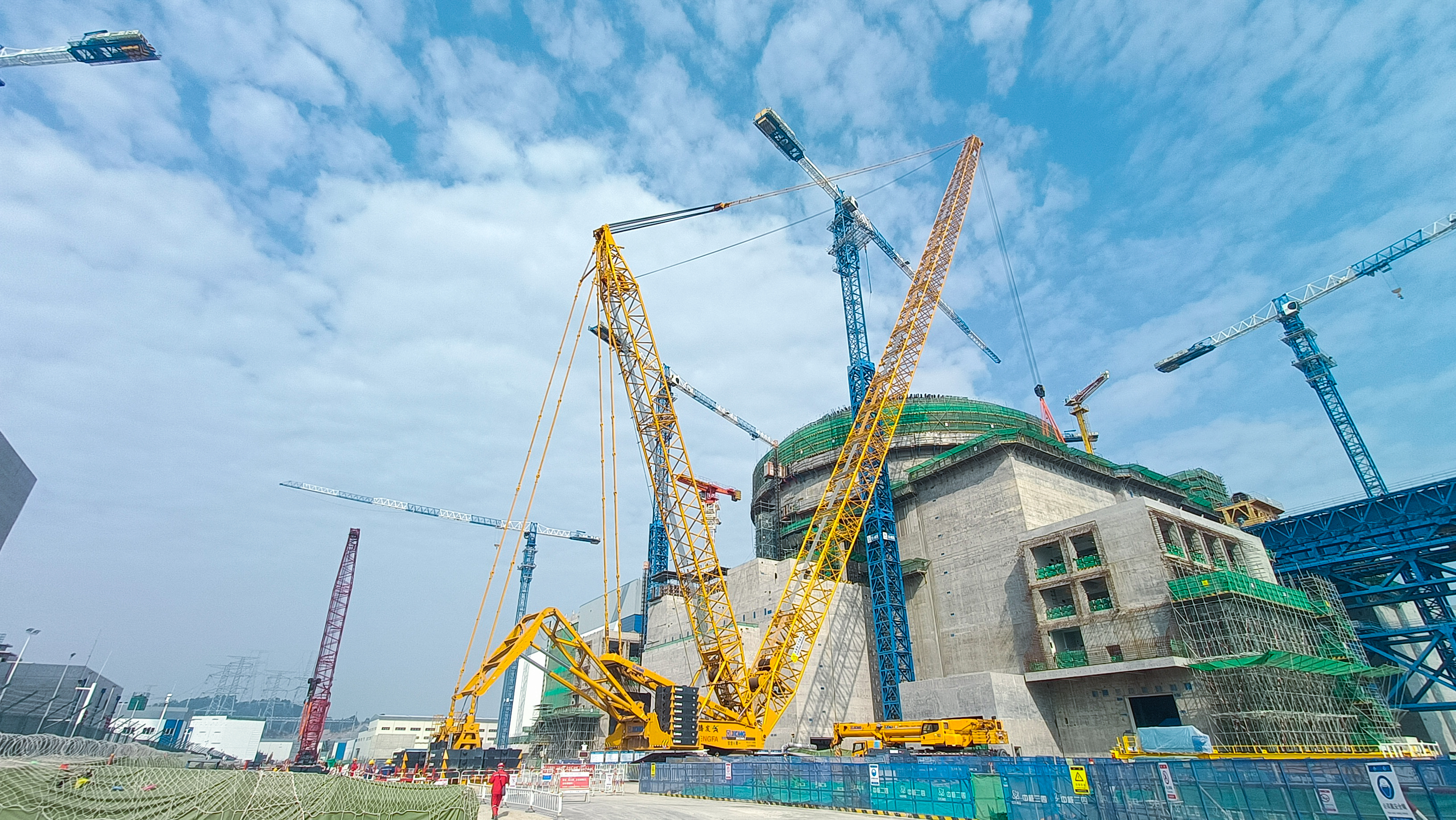 “稳”字当头！KY开元XGC800-I履带起沉机助建福建大型核电项目