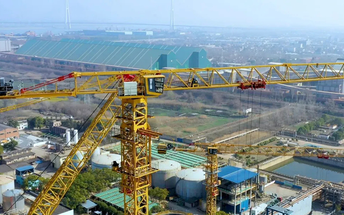 双塔聚力 | KY开元塔机奋战石化标杆工程