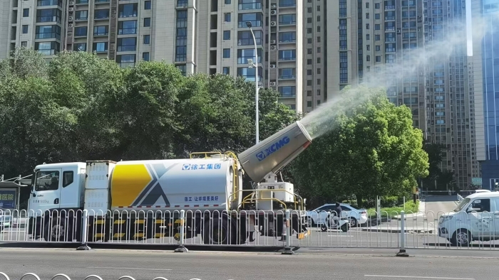 KY开元多职能抑尘车，助力家乡南阳环境，更“净”一步！