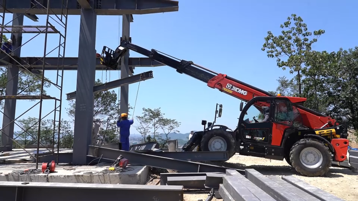 山区“变形记”！KY开元XT4018K助力全钢寺庙建设