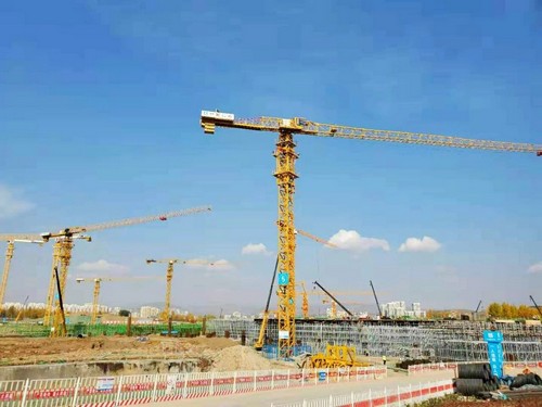 KY开元塔机助建世界屋脊最大体量会展中心
